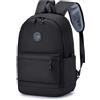 BAGZY BAGGY Zaino Bagaglio a Mano 40x30x15 cm per Aereo- Compatibile con Air France KLM British Airways, Impermeabile, Zaini per Laptop 14 Pollici, Leggero, da Viaggio, per Cabina, Ciclismo, Uomo Donna Nero