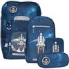 Beckmann zaino della scuola Classic Maxi Schoolbag Set 5 -pezzi 28L Space Mission blu