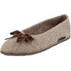 HAFLINGER Pantofole per Donne Fiocco 623322, Numero:39 EU, Colore:Beige