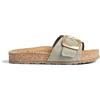 Yokono Sandali Piatti JERBA-114 Verdi | Scarpe da Donna Primavera-Estate | Pelle Scamosciata di Vacchetta | 3 CM
