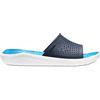 Crocs Literide Slide Unisex - Adulto Slide, Diapositive, Navy White, 48/49 EU