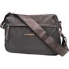 Laura Biagiotti Borsa a Tracolla da Donna, Tessuto Impermeabile, con Tasca Frontale, Linea Lorde, Art.LB25W-101-11 Dimensioni 26x21x10 cm (TESTA MORO)