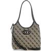 GUESS borsetta borsa a tracolla Samantha Mini Tote Black Logo beige