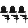 UPKOCH Morsetto a C per montaggio di base di supporto, 3Pcs Lampada Tavolo A LED Accessori, per supporto microfonico