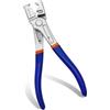 TOOLUTION Pinza Fascette Clic/Clic-R TOOLUTION - Manico Blu, Elettrozincatura Completa, Attrezzo per Tubi di VW, Audi, BMW, Mercedes, Volvo, Ford, Honda