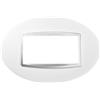 Gewiss GW16304TB Chorus Art Placca, 4 Posti, Bianco