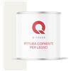 Q-COVER VERNICE COPRENTE PER LEGNO 2,5L SEMI-OPACA Bianco traffico RAL 9016 SMALTO RAL PER LEGNO PROTETTIVO INTERNI/ESTERNI ca. 80-150 ml/m²