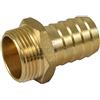 Agora-Tec ® in ottone ugello per tubo flessibile in ottone 1 pollici (25,4 mm) a 1 AG (33,3 mm) qualtät industriale per tubo da giardino con un diametro interno di 25,4 mm