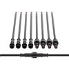 BTF-LIGHTING Connettore elettrico impermeabile IP65 a 4pin 22AWG 5Paia | Connettore maschio femmina Cavo di prolunga da 20cm luci di striscia a LED per interni/esterni/corda dado da 15mm