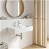 MOB-IN Lavabo rettangolare da appoggio in ceramica 65 x 31 cm Zoe