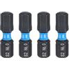QUARKZMAN 4Pz H6.0 Inserti per Avvitatore Esagonale 1/4 Gambo Esagonale 25mm/1 Lunghezza Punte per Cacciavite Magnetico Esagonali in Acciaio S2 per Trapano Elettrico Qualità