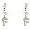 AB-GLOBAL Srl Orecchini Lettera F Argento Linea ABC MyLovly