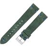 Generic EDVTK35 Cinturini For Orologi In Pelle Scamosciata 18mm 20mm Beige Verde Blu Cuciti A Mano Uomo Donna Cinturino Orologio Sgancio Rapido