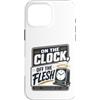 Christianity Faith Prayer Motivational Q Custodia per iPhone 16 Pro Max Divertente Cristiano Gesù Factory Worker