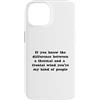 Whyitsme Design Custodia per iPhone 14 Divertente umorismo del vento per kiteboard, windsurf, Wing Foiling