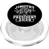 Jimothy Raccoon Election Humor Jimothy per il presidente 2028 Elezione procione divertente PopSockets PopGrip per MagSafe