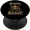 Funny Medieval King Frog Renaissance Fai Begone Fante Rana Rana Rinascimento Medievale PopSockets PopGrip Adesivo
