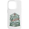 Christianity Faith Prayer Motivational Q Custodia per iPhone 14 Pro Divertente Cristiano Gesù Operaio edile