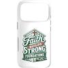 Christianity Faith Prayer Motivational Q Custodia per iPhone 17 Pro Divertente Cristiano Gesù Operaio edile