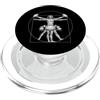 Retro Band Player Steel Tongue Drum Tees Acciaio Tongue Drum Marching Band Da Vinci Player Vintage PopSockets PopGrip per MagSafe