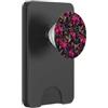 Hummingbird Pattern Motivo floreale con colibrì fucsia giardino botanico natura PopSockets PopWallet per MagSafe