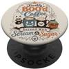 Freshly Boo'd Coffee Carino Halloween Coffee Lover Zucca Fantasma Cafe Umorismo PopSockets PopGrip Adesivo