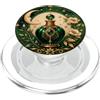 Moonlight Elixir Collection Bottiglia di profumo celestiale con luna floreale mistica vintage art PopSockets PopGrip per MagSafe
