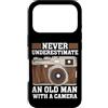 Vintage photographer and Videographer Custodia per iPhone 17 Pro vecchio, con, retro, macchina fotografica, fotografia