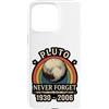 Lakelandwholesale1 Shirt Company Custodia per iPhone 15 Pro Max Plutone Never Forget 1930 2006 Retro Astronomia Grafica
