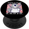 FreddyKoala Qualcosa qui è pigro divertente Koala colleghi ufficio PopSockets PopGrip Adesivo