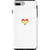 fr-creations.com Custodia per iPhone 7 Plus/8 Plus Cuore/amore e orgoglio per autisti bandiera legamento