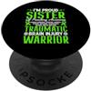 Brain Injury Awareness Mental Health Shi Consapevolezza delle lesioni cerebrali Supporto per la salute mentale PopSockets PopGrip Adesivo