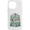 Christianity Faith Prayer Motivational Q Custodia per iPhone 14 Pro Max Divertente Cristiano Gesù Operaio edile