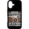 Vintage photographer and Videographer Custodia per iPhone 17 vecchio, con, retro, macchina fotografica, fotografia