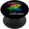 MathWare Insegnante di biologia delle scienze dell'evoluzione dei fringuelli di Nerdy Darwin PopSockets PopGrip Adesivo