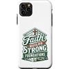 Christianity Faith Prayer Motivational Q Custodia per iPhone 11 Pro Max Divertente Cristiano Gesù Operaio edile