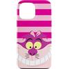 Disney Alice nel Paese delle Meraviglie Stregatto Rosa Strisce Custodia per iPhone 13 Pro Max
