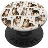 Australian Shepherd Lover Gifts Motivo cane pastore australiano australiano PopSockets PopGrip Adesivo
