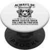 Cool Nova Scotia Duck Tolling Retriever Diventa un Nova Scotia Duck Tolling Retriever PopSockets PopGrip Adesivo