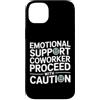 Emotional Support Coworker Do Not Pet Gi Custodia per iPhone 14 Plus Collaboratore di supporto emotivo