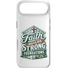 Christianity Faith Prayer Motivational Q Custodia per iPhone Air Divertente Cristiano Gesù Operaio edile