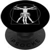 Retro Band Player Snare Drum Tees Rullante Banda Marching Band Da Vinci Batterista Vintage PopSockets PopGrip Adesivo