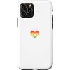 fr-creations.com Custodia per iPhone 11 Pro Cuore/amore e orgoglio per autisti bandiera legamento