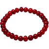 Amber by Mazukna Braccialetto in ambra baltica naturale per uomo e donna, elastico con perle lucide, leggero, unisex, regalo per tutti i giorni (perle blu), 6.7 inches, Pietra, Ambra