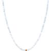 BERGERLIN Collana in vera pietra naturale con perla in argento 925 o perla placcata oro - collana di perle in filigrana da donna con chiusura e certificazione di autenticità