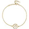 MARLION JEWELS Bracciale da donna in argento con il vostro segno zodiacale in pietre di zirconio brillanti. Bracciale in argento per donna, ragazza ideale come regalo (mamma, amiche, compleanno...) Gioielli da donna