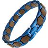 Holzwerk Germany Holzwerk - Bracciale in legno naturale per uomo e donna, regolabile, con scatola