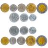 Hobby of Kings Set di 8 monete dall'Italia. 1, 5, 10, 20, 50, 100, 200, 500 Lire. 1951-2001