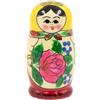 rukauf Semenovskaya Matriochka Babushka - Set di 4 bambole russe in legno, 9 cm, colore: Rospis