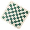 Generico Scacchiera portatile - Tappetino arrotolabile in pelle PU, Torneo leggero, Scacchiera, Set dama da viaggio pieghevole | Checker compatto in pelle PU con design arrotolabile per principianti e giocator